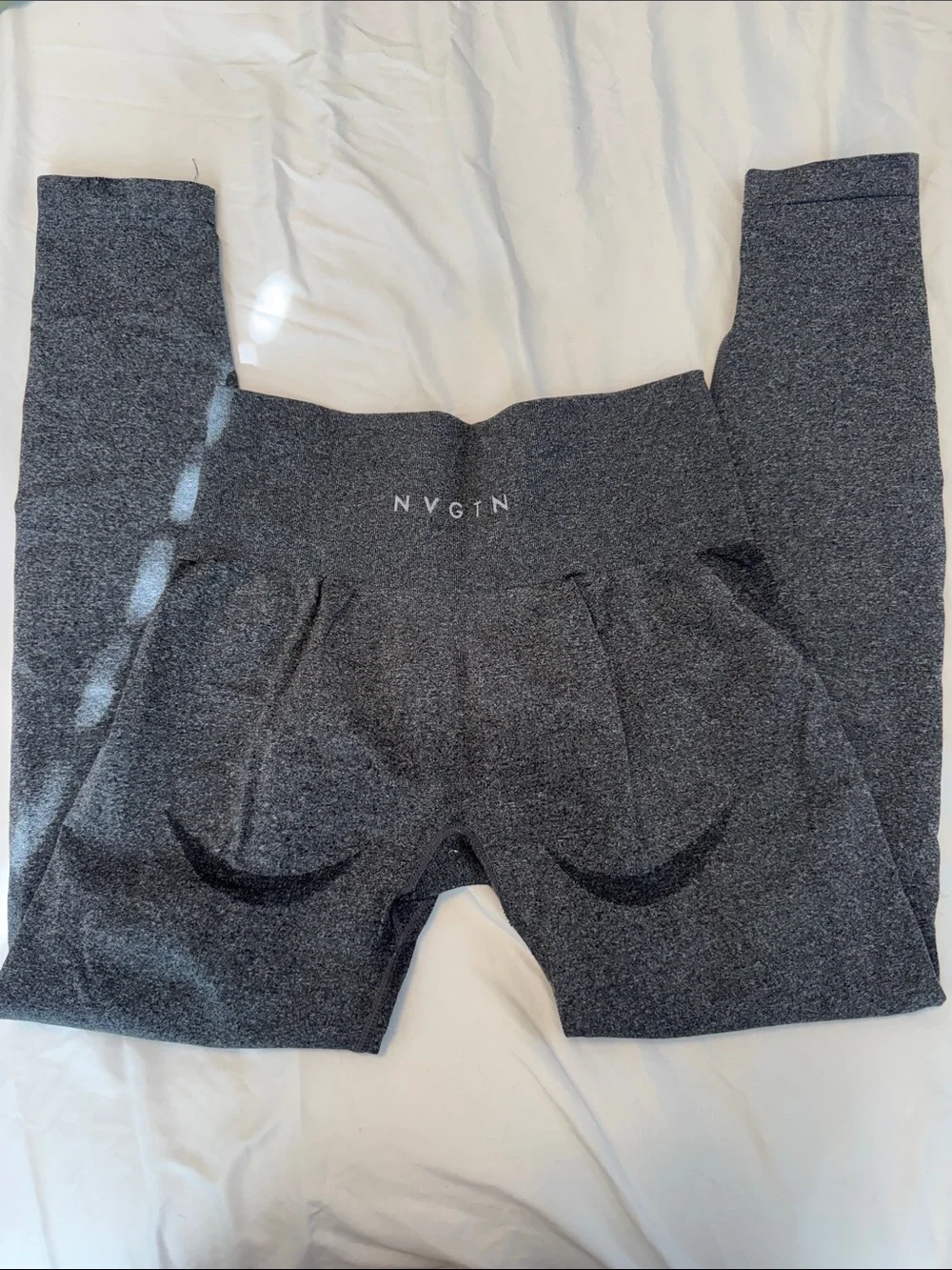 NVGTN Dark Heather Grey Contour Leggings